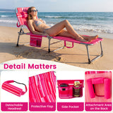 Tanning Chair with Face Arm Holes Folding Chair
