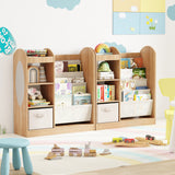 Toy Storage Organizer with 4-Tier Sling Shelves