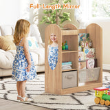 Toy Storage Organizer with 4-Tier Sling Shelves