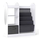 Toy Storage Organizer with 4-Tier Sling Shelves