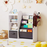 Toy Storage Organizer with 4-Tier Sling Shelves