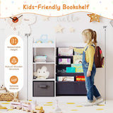 Toy Storage Organizer with 4-Tier Sling Shelves