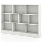 41 inches Wooden Toy Storage Organizer with 10 Cubes for Classroom Daycare Nursery Kindergarten