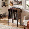 Turntable Record Player Stand with Power Outlets