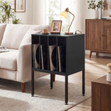 Turntable Record Player Stand with Power Outlets