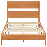 Full Bed Frame with Headboad and Solid Wood Legs 12 Slats