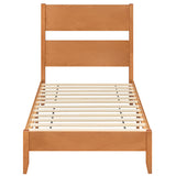 Twin Bed Frame with Headboard with Solid Wood Legs 12 Slats
