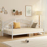 Twin Size Metal Daybed Frame with Headboard for Bedroom