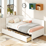 Twin Size Daybed with 2 Storage Drawers No Box Spring Needed