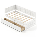Twin Size Daybed with 2 Storage Drawers No Box Spring Needed
