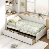 Twin Size Daybed with 2 Storage Drawers No Box Spring Needed