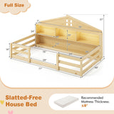Twin Size Montessori Floor Bed with Storage Compartments and Shelf