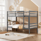 Twin Bunk Bed Children Wooden Bunk Beds Solid Hardwood