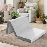 4 Inch Tri-fold Cooling Gel Memory Foam Mattress