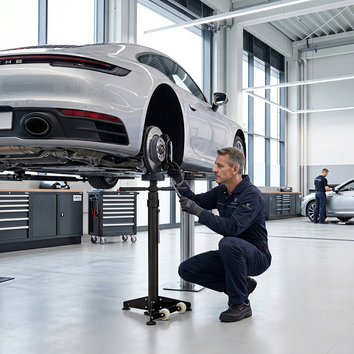 Underhoist Support Stand for Vehicle Components Support