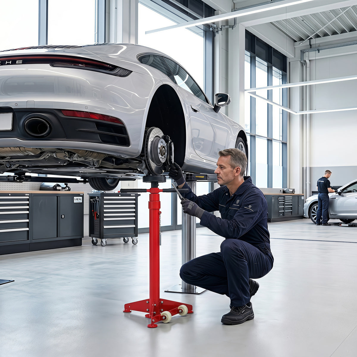 Underhoist Support Stand for Vehicle Components Support