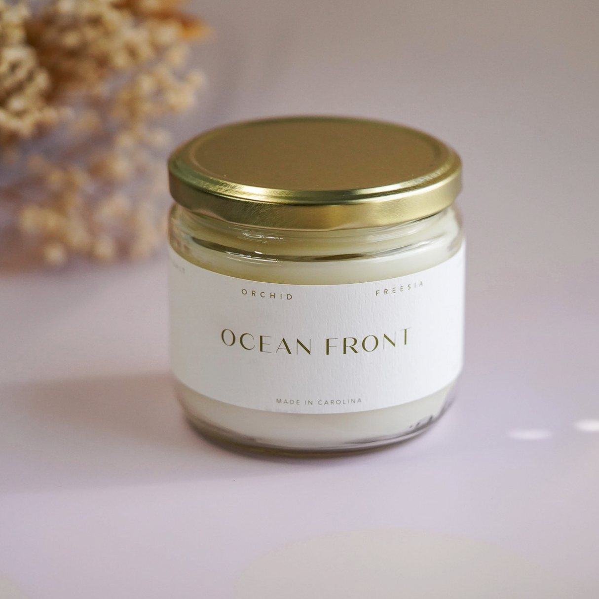Ocean Front Candle | Sea salt | Orchid