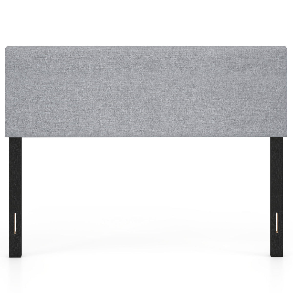 Upholstered Headboard Queen/Full Size Vertical Quilted Linen Fabric Bed Frame Mount Panel