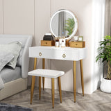 Vanity Table Set with Mirror