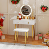 Vanity Table Set with Mirror