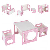 Versatile Kids Table and Chairs Set for Toddlers Ages 1-5