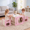 Versatile Kids Table and Chairs Set for Toddlers Ages 1-5