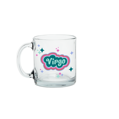 Astrology Clear Glass Mug