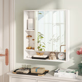 Wall Mounted  Bathroom Cabinet with Mirror Single Door