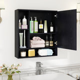 Wall Mounted  Bathroom Cabinet with Mirror Single Door