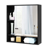 Wall Mounted  Bathroom Cabinet with Mirror Single Door