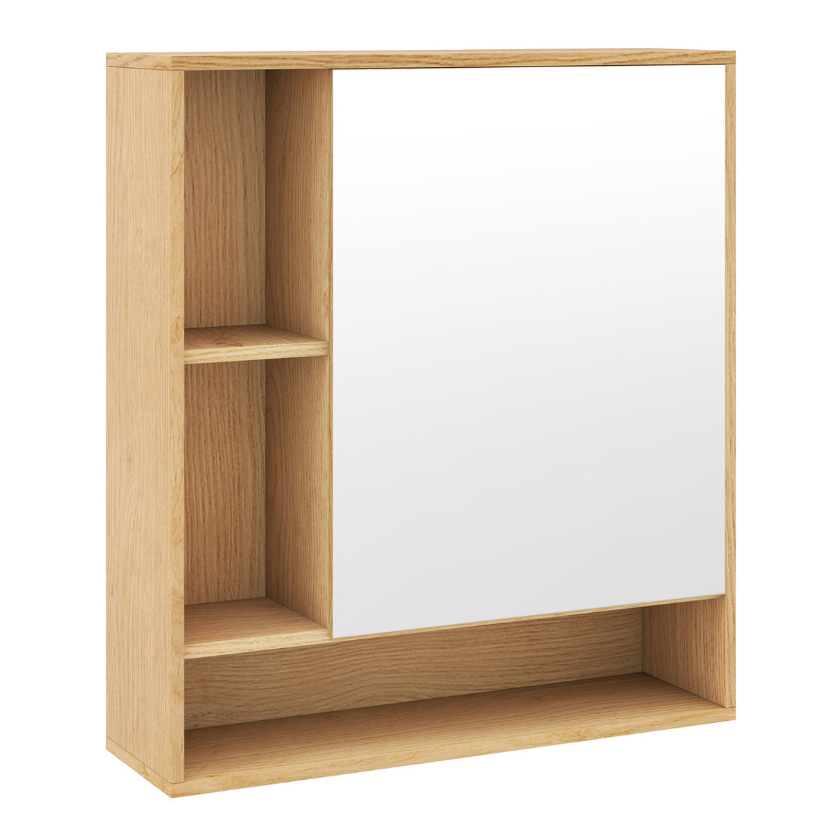 Wall Mounted  Bathroom Cabinet with Mirror Single Door