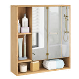 Wall Mounted  Bathroom Cabinet with Mirror Single Door