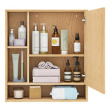 Wall Mounted  Bathroom Cabinet with Mirror Single Door