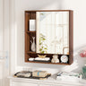 Wall Mounted  Bathroom Cabinet with Mirror Single Door