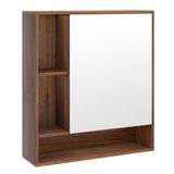 Wall Mounted  Bathroom Cabinet with Mirror Single Door