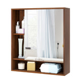 Wall Mounted  Bathroom Cabinet with Mirror Single Door