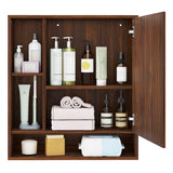 Wall Mounted  Bathroom Cabinet with Mirror Single Door