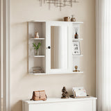 Wall Mounted Bathroom Medicine Cabinet with Mirror and Shelves
