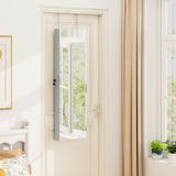 Wall and Door Mounted Mirrored Jewelry Cabinet with Lights
