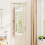Wall and Door Mounted Mirrored Jewelry Cabinet with Lights
