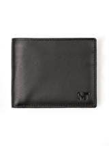 Wealth Ward Black Bi-folded Wallet