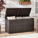 Waterproof Lockable Outdoor Deck Box for Tools Cushions Pool