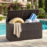 Waterproof Lockable Outdoor Deck Box for Tools Cushions Pool