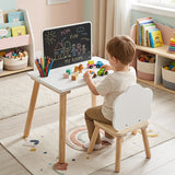 Weaning Table and Chair Set with Chalkboard