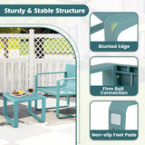 Weather Resistant Adirondack Outdoor Side Table Set of 2