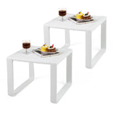 Weather Resistant Adirondack Outdoor Side Table Set of 2
