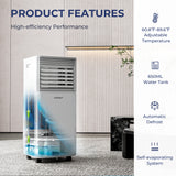 10000 BTU Air Cooler with Fan and Dehumidifier Mode