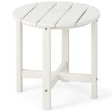 18 Inch Round Weather-Resistant Adirondack Side Table