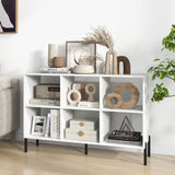 Open-Back Bookshelf with Drawer for Study
