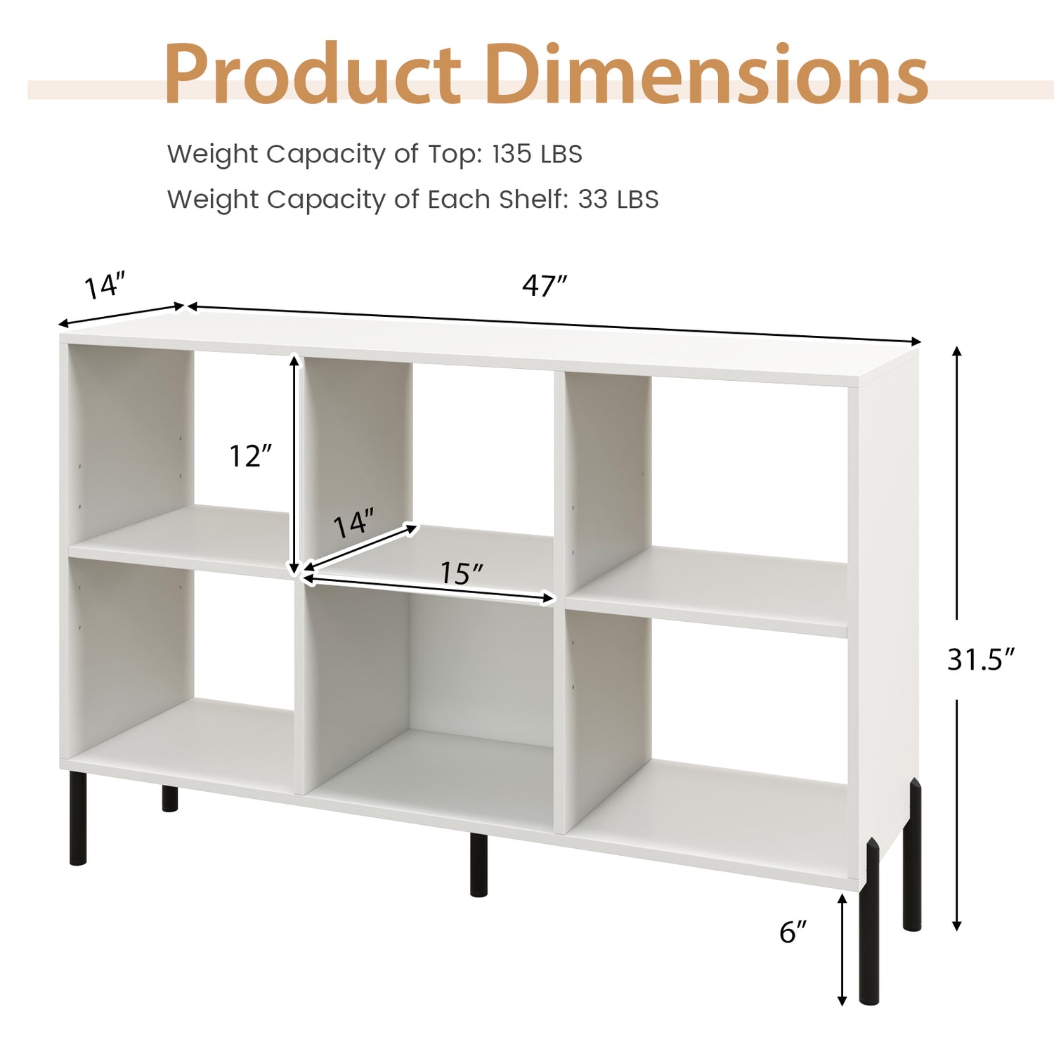 Open-Back Bookshelf with Drawer for Study